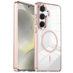 Custodia per telefono antiurto con cornice a occhio di gatto galvanizzata e magnete MagSafe., For Samsung Galaxy S24 Ultra 5G, For Samsung Galaxy S24+ 5G, For Samsung Galaxy S24 5G, For Samsung Galaxy S23 Ultra 5G