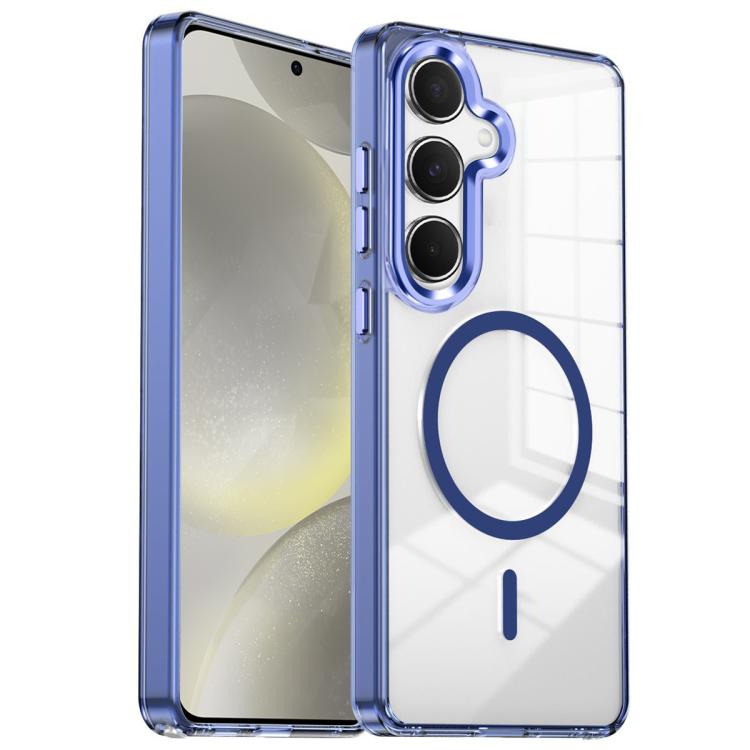 Custodia per telefono antiurto con cornice a occhio di gatto galvanizzata e magnete MagSafe., For Samsung Galaxy S24 Ultra 5G, For Samsung Galaxy S24+ 5G, For Samsung Galaxy S24 5G, For Samsung Galaxy S23 Ultra 5G