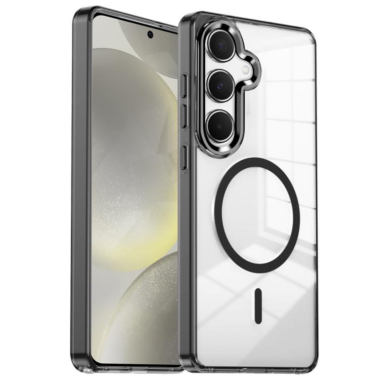 Custodia per telefono antiurto con cornice a occhio di gatto galvanizzata e magnete MagSafe., For Samsung Galaxy S24 Ultra 5G, For Samsung Galaxy S24+ 5G, For Samsung Galaxy S24 5G, For Samsung Galaxy S23 Ultra 5G