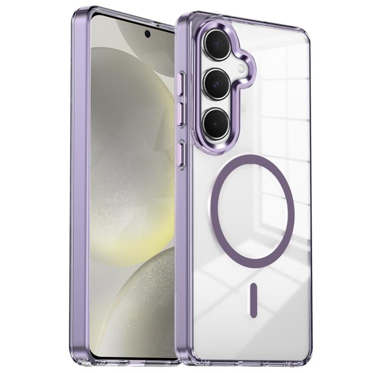 Custodia per telefono antiurto con cornice a occhio di gatto galvanizzata e magnete MagSafe., For Samsung Galaxy S24 Ultra 5G, For Samsung Galaxy S24+ 5G, For Samsung Galaxy S24 5G, For Samsung Galaxy S23 Ultra 5G