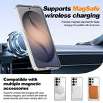 Custodia per telefono antiurto con cornice a occhio di gatto galvanizzata e magnete MagSafe., For Samsung Galaxy S22 Ultra 5G