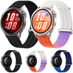 Cinturino per orologio in nylon intrecciato, For Huawei Watch GT Runner 2