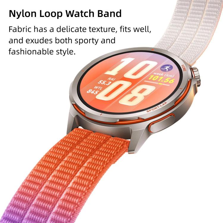 Cinturino per orologio in nylon intrecciato, For Huawei Watch GT Runner 2