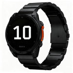 Cinturino per orologio in lega di titanio con un bottone piatto a sgancio rapido., For Garmin 26mm, For Garmin 22mm