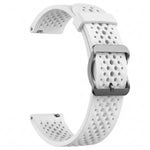 Cinturino per orologio in silicone traforato e traspirante con fibbia ad ardiglione., 18mm, 20mm