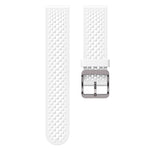 Cinturino per orologio in silicone traforato e traspirante con fibbia ad ardiglione., 18mm, 20mm