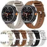 Cinturino per orologio in silicone effetto pelle vegana con texture a diamante., For Samsung Galaxy Watch8 / Watch8 Classic