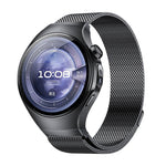 Pulsante Interfaccia senza soluzione di continuità Cinturino per orologio Milanese magnetico in acciaio inossidabile, For Huawei Watch 5 46mm