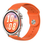 Cinturino per orologio in silicone tinta unita con fibbia a rovescio., For Huawei Watch GT Runner 2