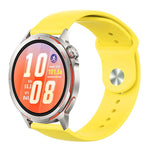 Cinturino per orologio in silicone tinta unita con fibbia a rovescio., For Huawei Watch GT Runner 2