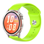 Cinturino per orologio in silicone tinta unita con fibbia a rovescio., For Huawei Watch GT Runner 2