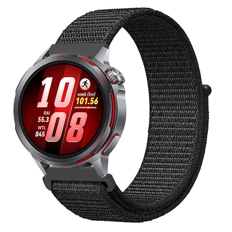 Cinturino per orologio in nylon con chiusura a strappo in velcro., For Huawei Watch GT Runner 2