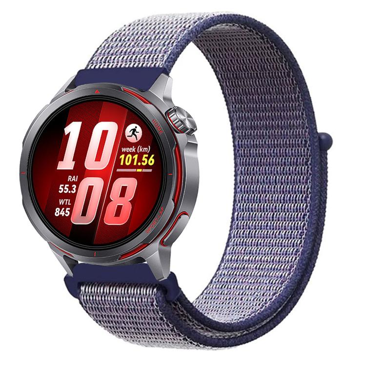 Cinturino per orologio in nylon con chiusura a strappo in velcro., For Huawei Watch GT Runner 2
