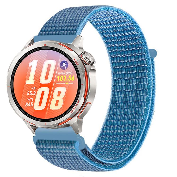 Cinturino per orologio in nylon con chiusura a strappo in velcro., For Huawei Watch GT Runner 2