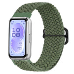 Cinturino per orologio in nylon intrecciato con fibbia scorrevole., For Huawei Band 11 / Band 11 Pro