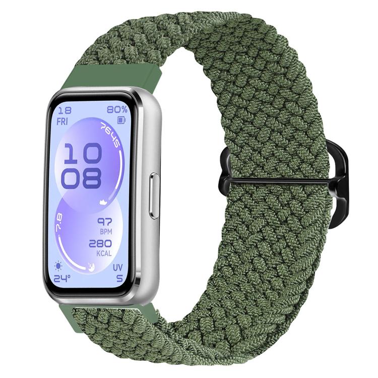 Cinturino per orologio in nylon intrecciato con fibbia scorrevole., For Huawei Band 11 / Band 11 Pro