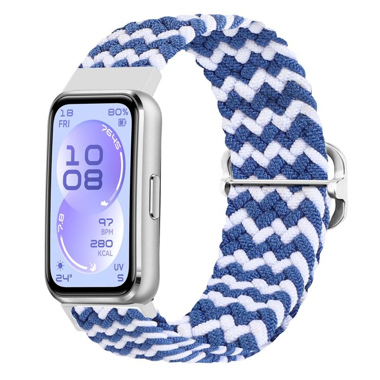 Cinturino per orologio in nylon intrecciato con fibbia scorrevole., For Huawei Band 11 / Band 11 Pro