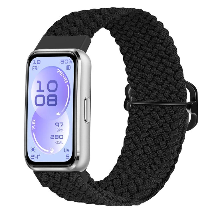 Cinturino per orologio in nylon intrecciato con fibbia scorrevole., For Huawei Band 11 / Band 11 Pro