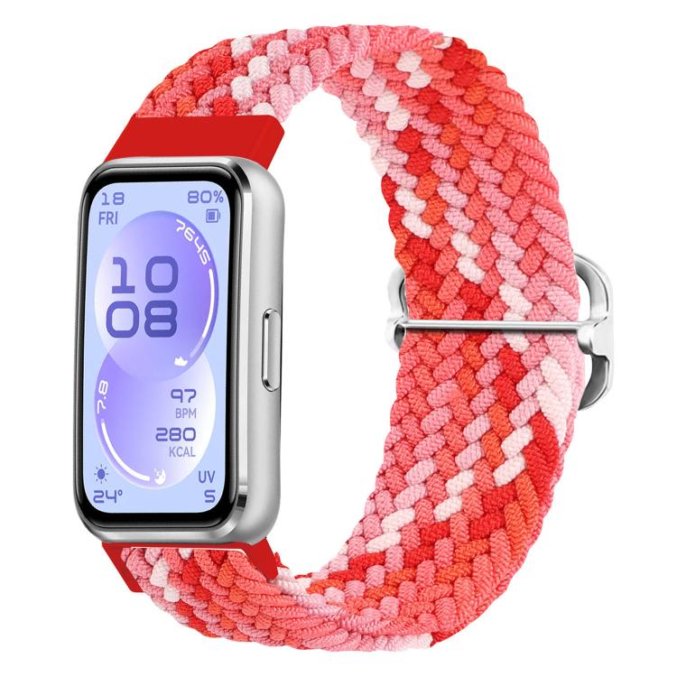 Cinturino per orologio in nylon intrecciato con fibbia scorrevole., For Huawei Band 11 / Band 11 Pro