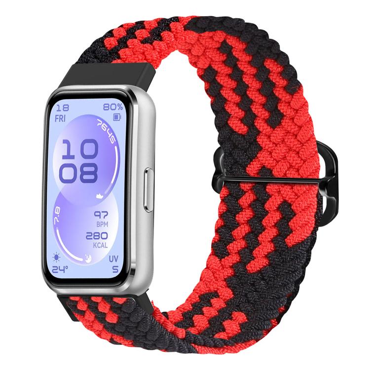 Cinturino per orologio in nylon intrecciato con fibbia scorrevole., For Huawei Band 11 / Band 11 Pro