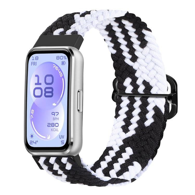 Cinturino per orologio in nylon intrecciato con fibbia scorrevole., For Huawei Band 11 / Band 11 Pro