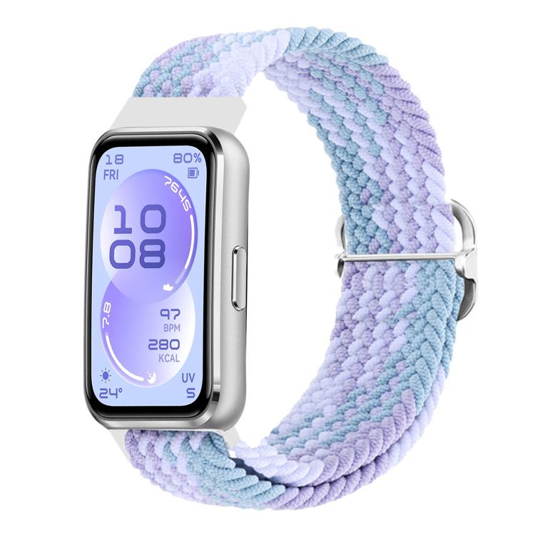 Cinturino per orologio in nylon intrecciato con fibbia scorrevole., For Huawei Band 11 / Band 11 Pro