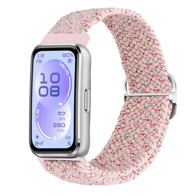 Cinturino per orologio in nylon intrecciato con fibbia scorrevole., For Huawei Band 11 / Band 11 Pro