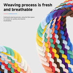 Cinturino per orologio in nylon intrecciato con fibbia scorrevole., For Huawei Band 11 / Band 11 Pro