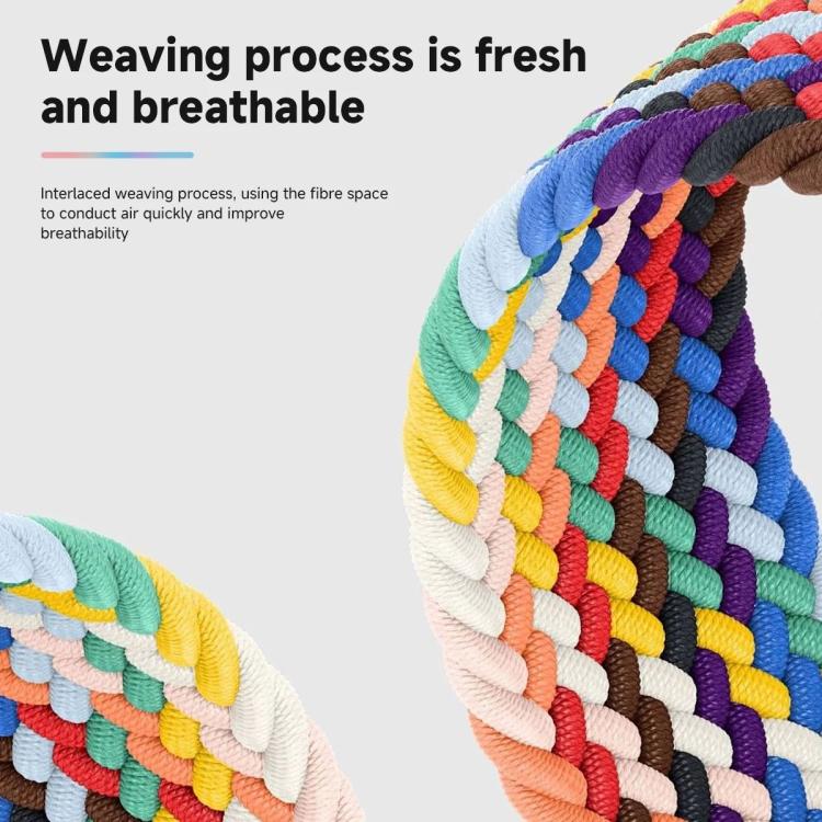Cinturino per orologio in nylon intrecciato con fibbia scorrevole., For Huawei Band 11 / Band 11 Pro
