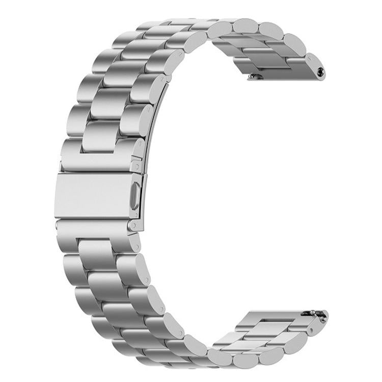 Cinturino per orologio in acciaio inossidabile con chiusura pieghevole a tre perline, For Huawei Watch GT Runner 2