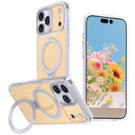 Custodia per telefono con supporto magnetico glitterato a forma di stella, For iPhone 18 Pro / 17 Pro, For iPhone 18 Pro Max / 17 Pro Max, For iPhone 17