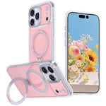 Custodia per telefono con supporto magnetico glitterato a forma di stella, For iPhone 18 Pro / 17 Pro, For iPhone 18 Pro Max / 17 Pro Max, For iPhone 17