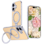 Custodia per telefono con supporto magnetico glitterato a forma di stella, For iPhone 18 Pro / 17 Pro, For iPhone 18 Pro Max / 17 Pro Max, For iPhone 17