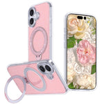 Custodia per telefono con supporto magnetico glitterato a forma di stella, For iPhone 18 Pro / 17 Pro, For iPhone 18 Pro Max / 17 Pro Max, For iPhone 17