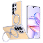 Custodia per telefono con supporto magnetico glitterato a forma di stella, For Samsung Galaxy S26 Ultra 5G