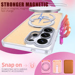 Custodia per telefono con supporto magnetico glitterato a forma di stella, For Samsung Galaxy S26 Ultra 5G
