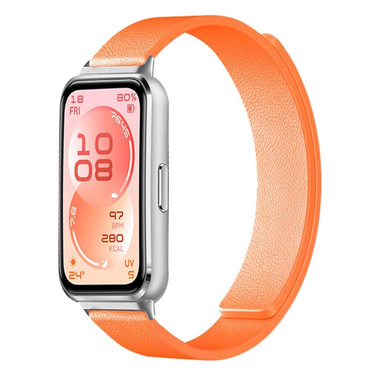 Cinturino per orologio in silicone morbido magnetico con texture a litchi, For Huawei Band 11 / Band 11 Pro
