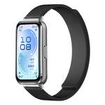 Cinturino per orologio in silicone morbido magnetico con texture a litchi, For Huawei Band 11 / Band 11 Pro