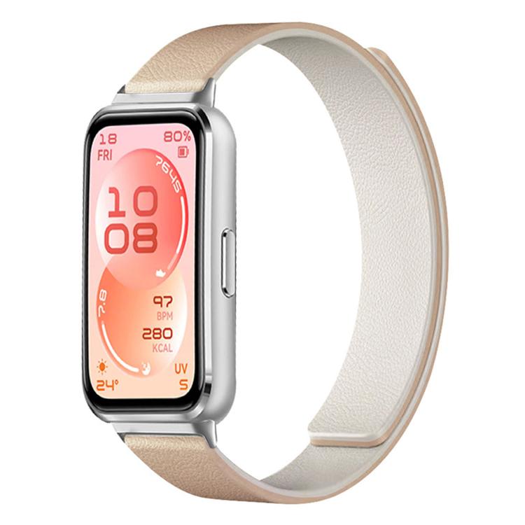 Cinturino per orologio in silicone morbido magnetico con texture a litchi, For Huawei Band 11 / Band 11 Pro