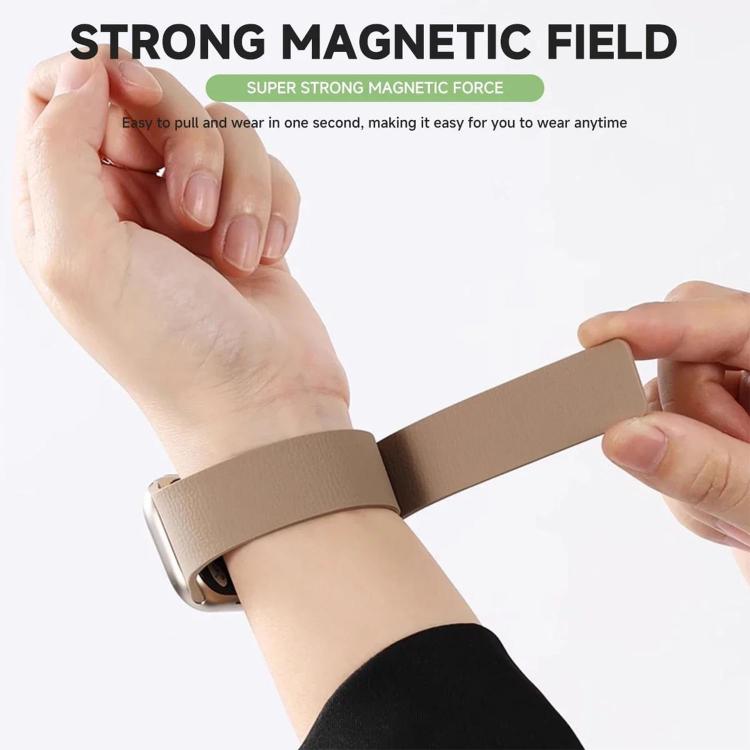 Cinturino per orologio in silicone morbido magnetico con texture a litchi, For Huawei Band 11 / Band 11 Pro