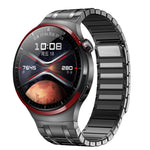 Cinturino per orologio magnetico in acciaio inossidabile stile AP con pulsante a pressione senza soluzione di continuità, For Huawei Watch 4 Pro