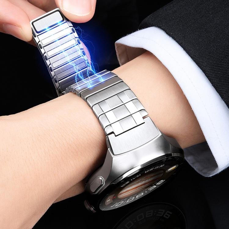 Cinturino per orologio magnetico in acciaio inossidabile stile AP con pulsante a pressione senza soluzione di continuità, For Huawei Watch 4 Pro