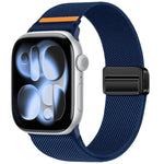 Cinturino per orologio in nylon con doppia fibbia magnetica e cucitura singola., For Apple Watch 49mm / 46mm / 45mm / 44mm, For Apple Watch 42mm / 41mm / 40mm / 38mm