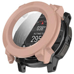 Custodia protettiva per orologio con pellicola temperata integrata in PC., For Garmin Instinct 3 AMOLED / Solar 50mm, For Garmin Instinct 3 AMOLED / Solar 45mm