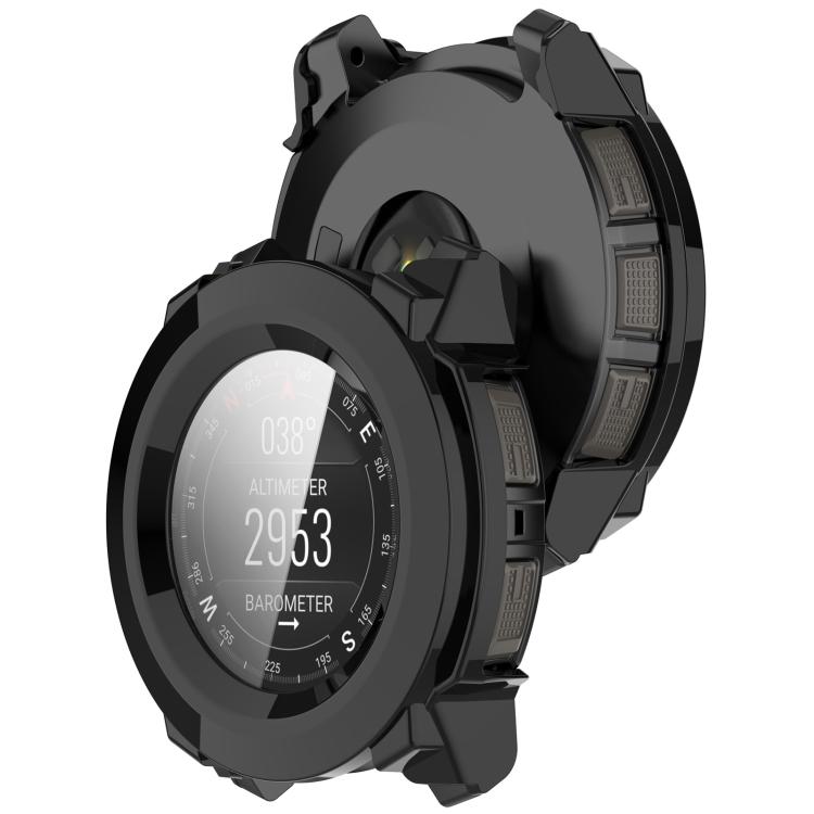 Custodia protettiva per orologio con pellicola temperata integrata in PC., For Garmin Instinct 3 AMOLED / Solar 50mm, For Garmin Instinct 3 AMOLED / Solar 45mm