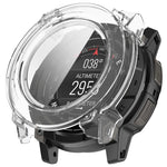 Custodia protettiva per orologio con pellicola temperata integrata in PC., For Garmin Instinct 3 AMOLED / Solar 50mm, For Garmin Instinct 3 AMOLED / Solar 45mm