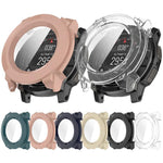 Custodia protettiva per orologio con pellicola temperata integrata in PC., For Garmin Instinct 3 AMOLED / Solar 50mm, For Garmin Instinct 3 AMOLED / Solar 45mm