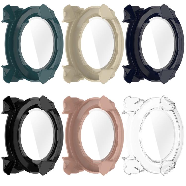 Custodia protettiva per orologio con pellicola temperata integrata in PC., For Garmin Instinct 3 AMOLED / Solar 50mm, For Garmin Instinct 3 AMOLED / Solar 45mm