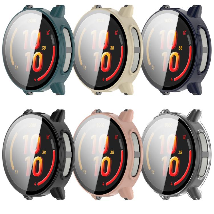 Custodia protettiva per orologio con pellicola temperata integrata in PC., For Garmin Bounce 2