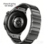 Cinturino per orologio in acciaio inossidabile con pulsante a pressione senza soluzione di continuità e tre perline magnetiche., For Huawei Watch GT 6 Pro